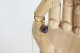 Delicate Crystal Necklace | Amethyst - Kaiko Studio