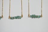 Delicate Apatite Necklace | Crystal Jewellery - Kaiko Studio