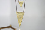 Night-Sky Brass Necklaces | Brass Triangle - Kaiko Studio