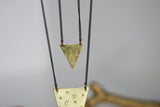 Night-Sky Brass Necklaces | Brass Triangle