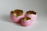 Pink Concrete Sphere Candleholder |  Planter - Kaiko Studio