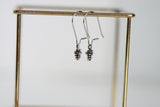 Delicate Pine Cone Earrings | Silver Plated - Kaiko Studio