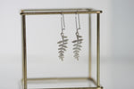 Delicate Leaf Earrings | Silver Plated - Kaiko Studio