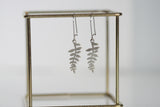 Delicate Leaf Earrings | Silver Plated - Kaiko Studio