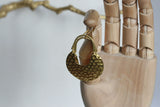 Textured Statement Earrings | Brass - Kaiko Studio
