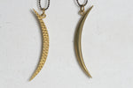 Brass "Moon" Necklaces - Kaiko Studio