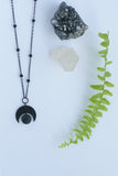 Black Moon and Lava Necklaces | Aromatherapy Jewellery - Kaiko Studio