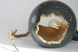 Large Concrete Sphere Table Lamp with Edison Bulb | Concrete Light - Kaiko Studio
