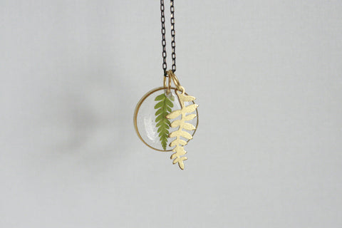 Delicate Wicklow Fern Necklace | Botanical Jewellery - Kaiko Studio