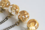 Goldleaf Sphere Necklace - Kaiko Studio